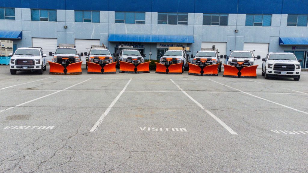 alblaster snow removal salting fleet