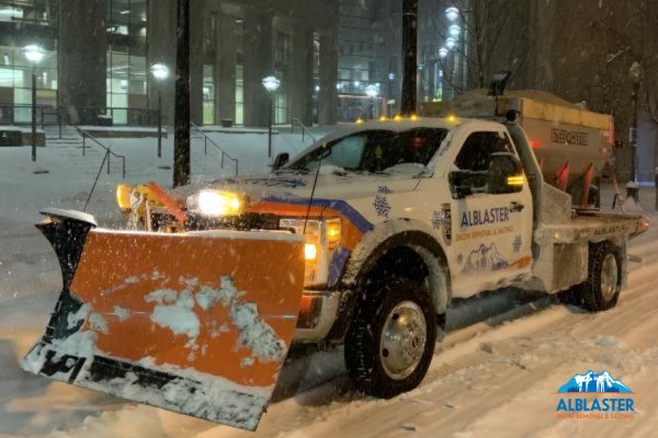 snow removal service alblaster logo