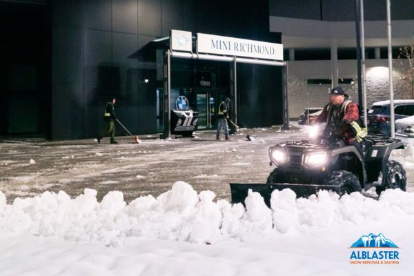 snow removal service alblaster logo