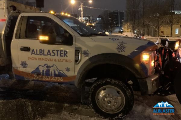 snow removal service alblaster logo